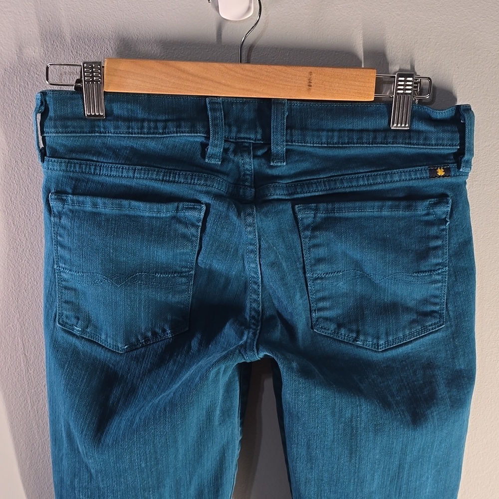 Lucky Brand Jeans Women's Size 4 Crayola teal Blue Ankle Jeans - Picture 5 of 13